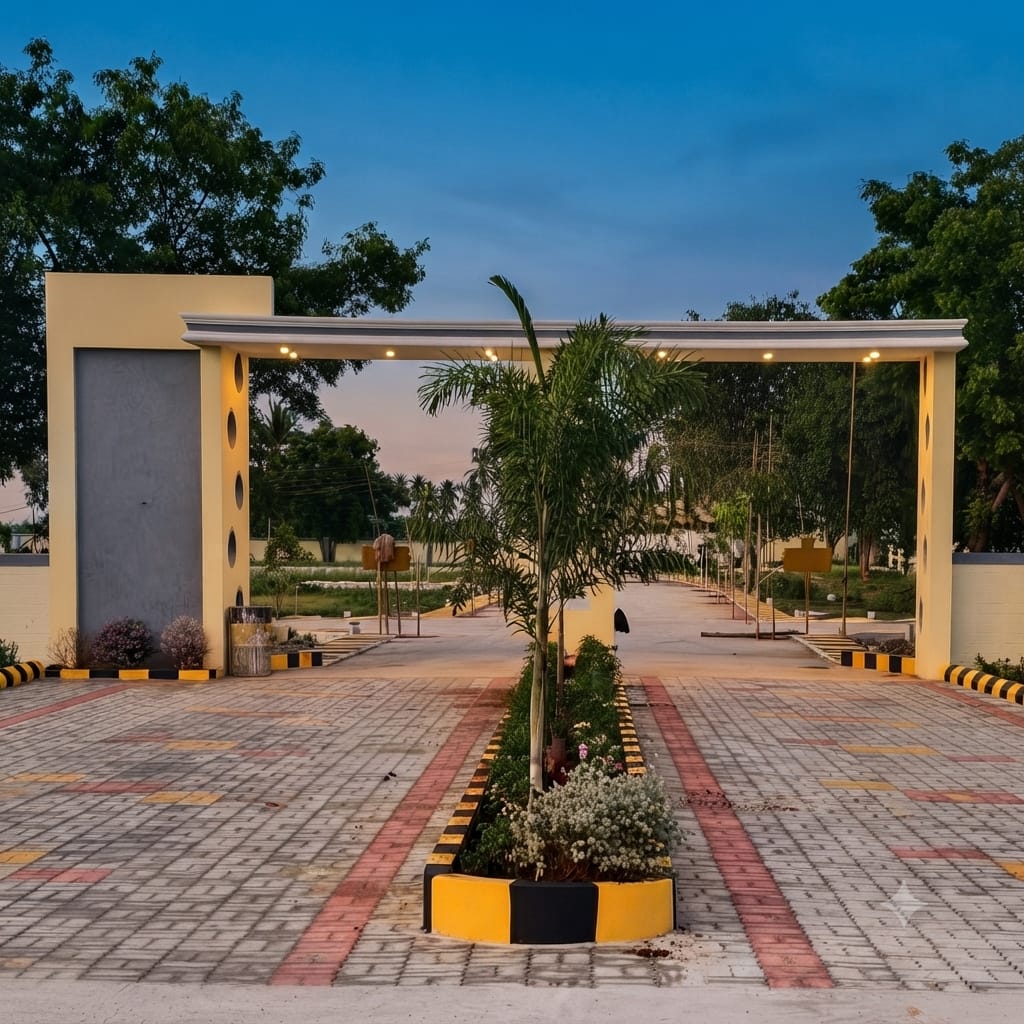 CKP Garden Phase 1,2 & 3 Panjapur Manikandam Landscape Entrance Arch