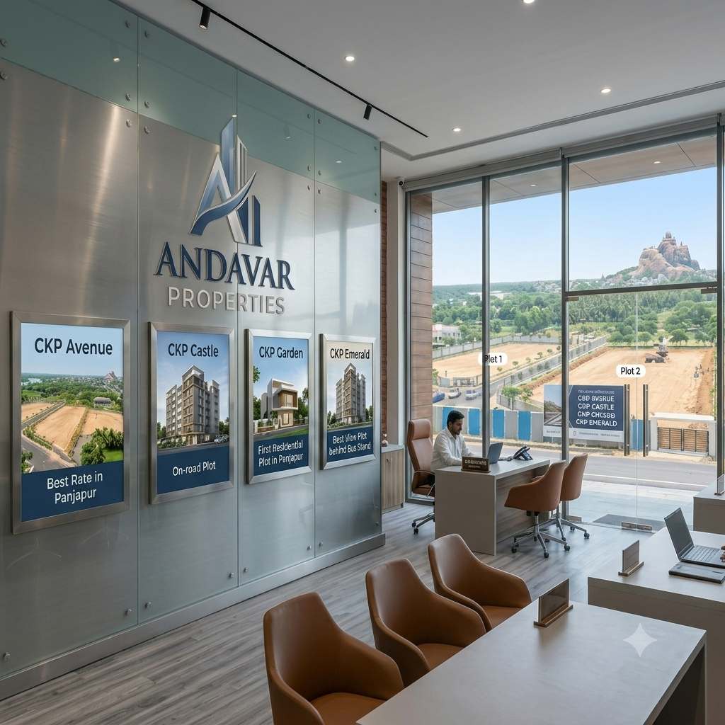 Plots for sales in Panjapur Trichy Andavar Properties