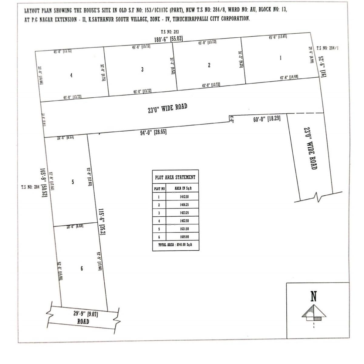 PG Nagar Extension residential plots near KK Nagar and Panjapur Trichy