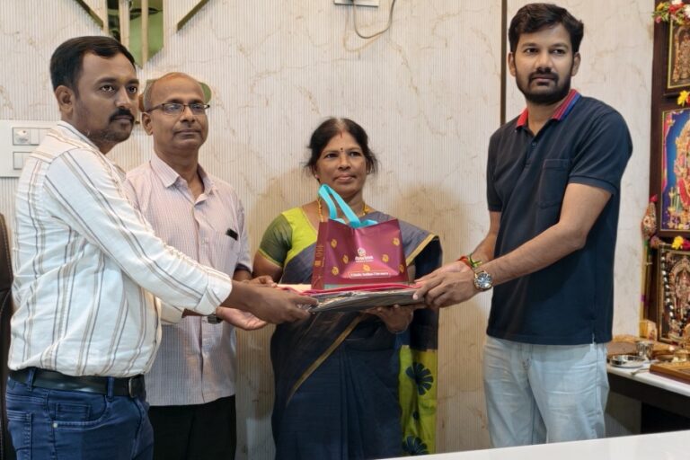 CKP Garden successful customer plot registration in Trichy