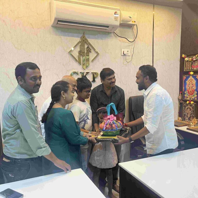 CKP Enclave successful plot registration customer with Andavar
