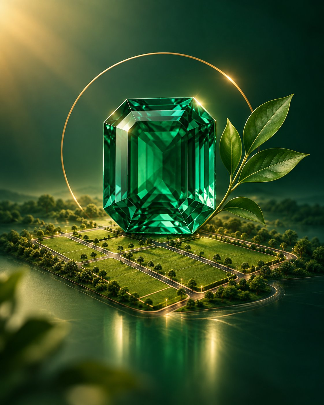 CKP Emerald premium residential plotted community at Panjapur Ring Road