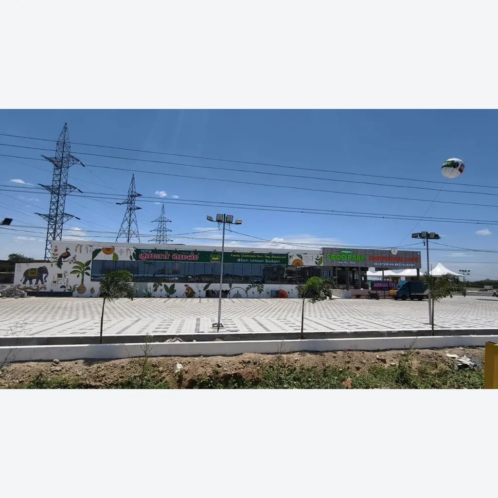 Panjapur Food Park near CKP Emerald on Panjapur Ring Road, Trichy